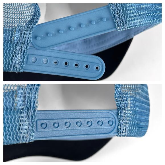 NWT Vintage Y2K Playboy Bunny Blue Trucker Hat Cap Headwear New With Tags - Picture 11 of 16